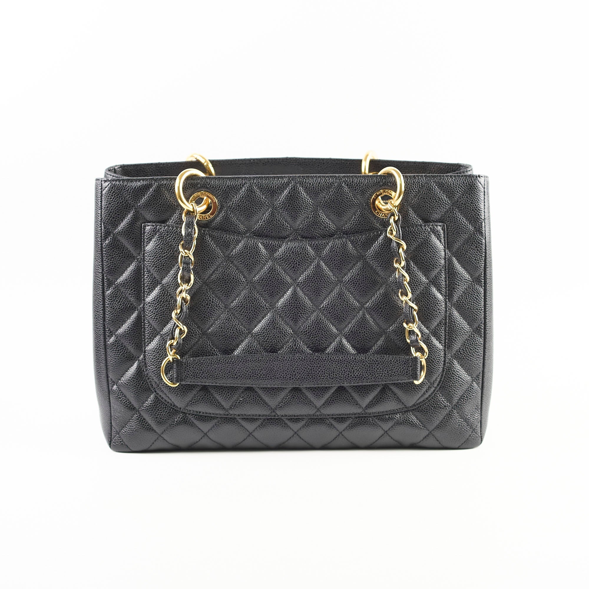 Chanel Grand Shopping Tote GST Caviar Black