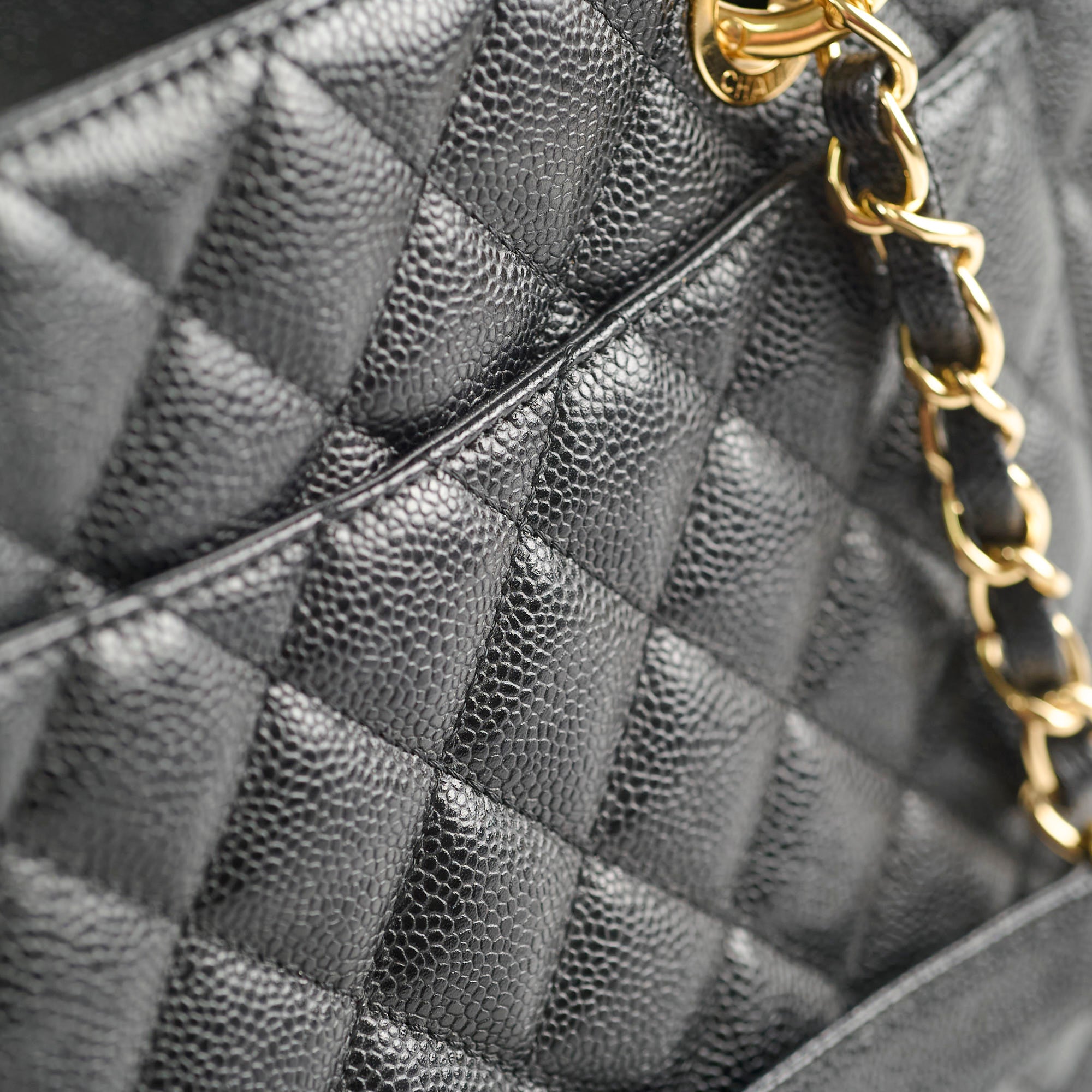 Chanel Grand Shopping Tote GST Caviar Black