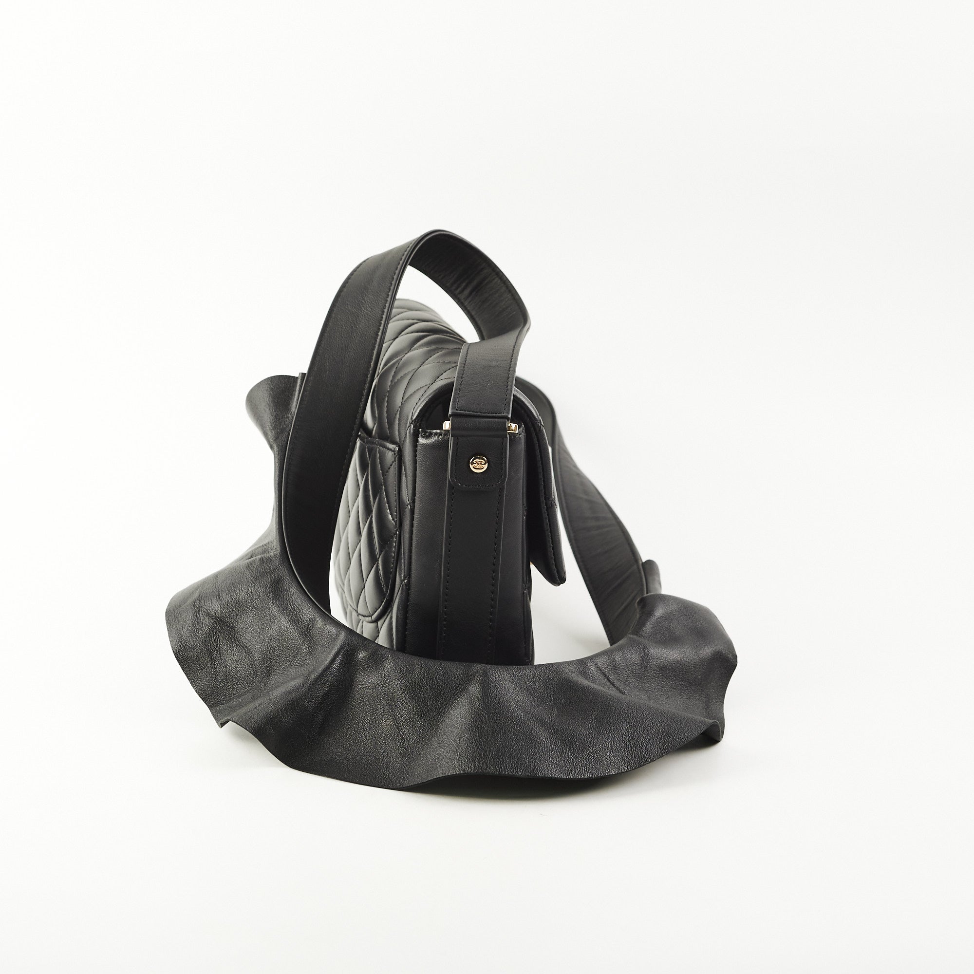 Chanel Seasonal Flap Lambskin Black