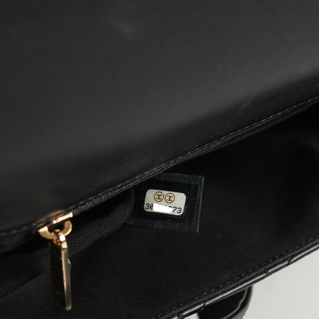 Chanel Seasonal Flap Lambskin Black