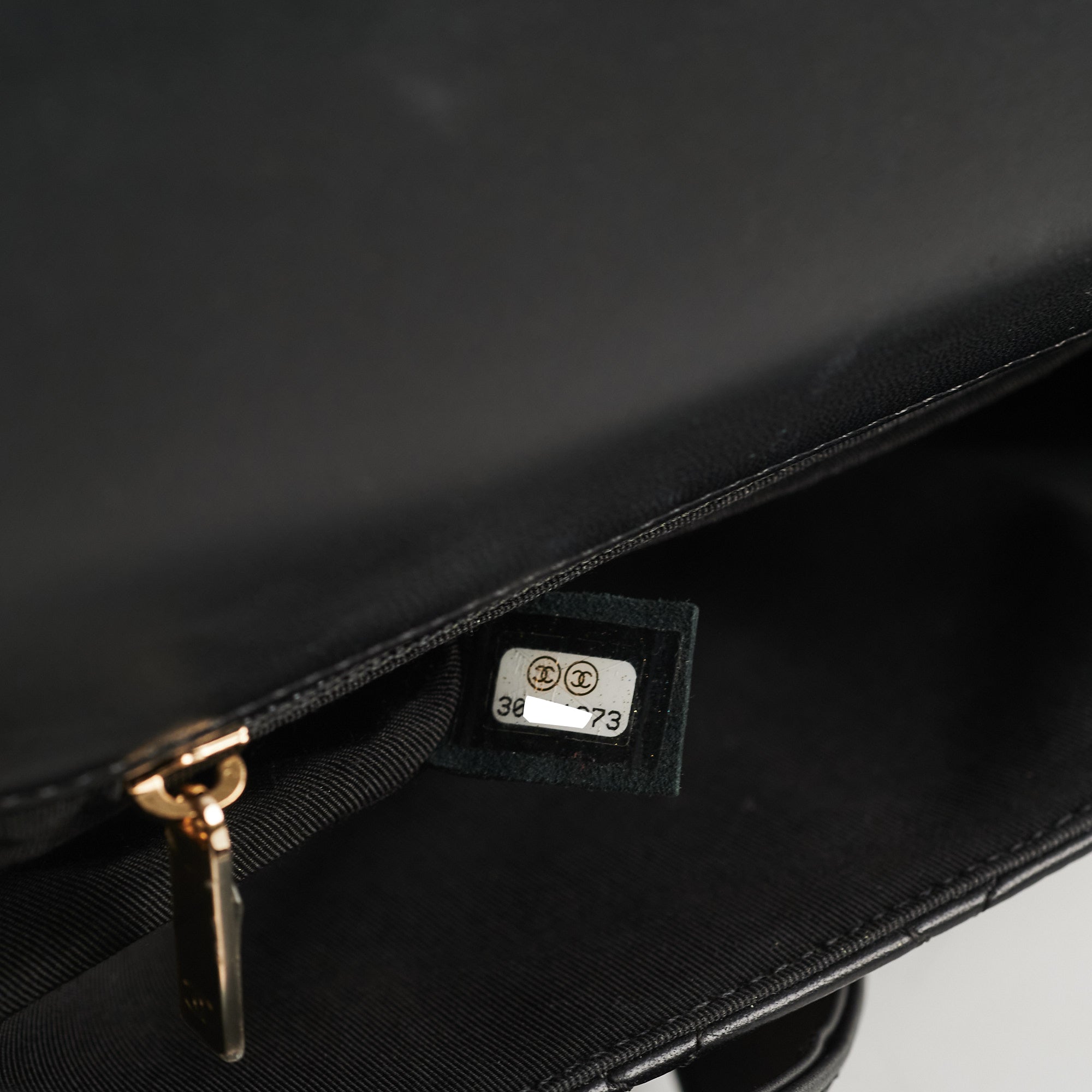 Chanel Seasonal Flap Lambskin Black