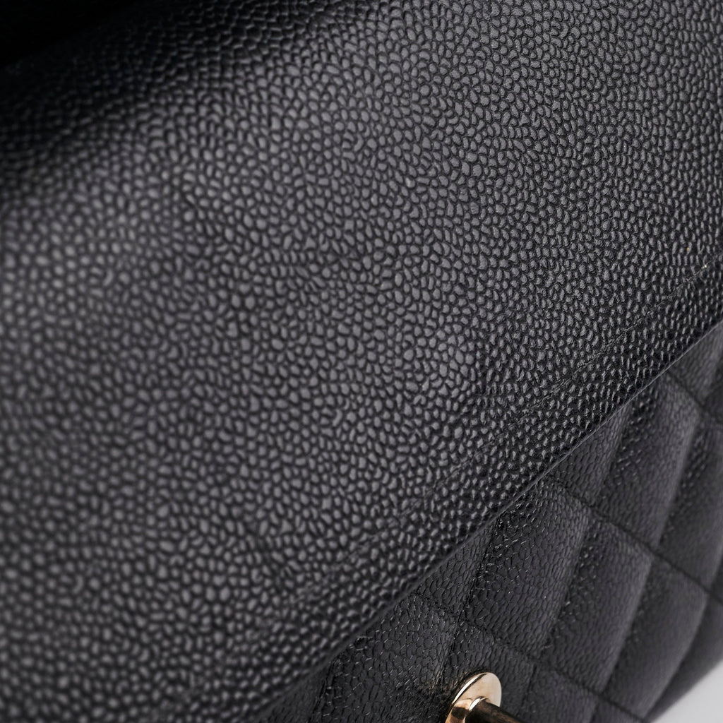 Chanel Jumbo Classic Double Flap Caviar Black