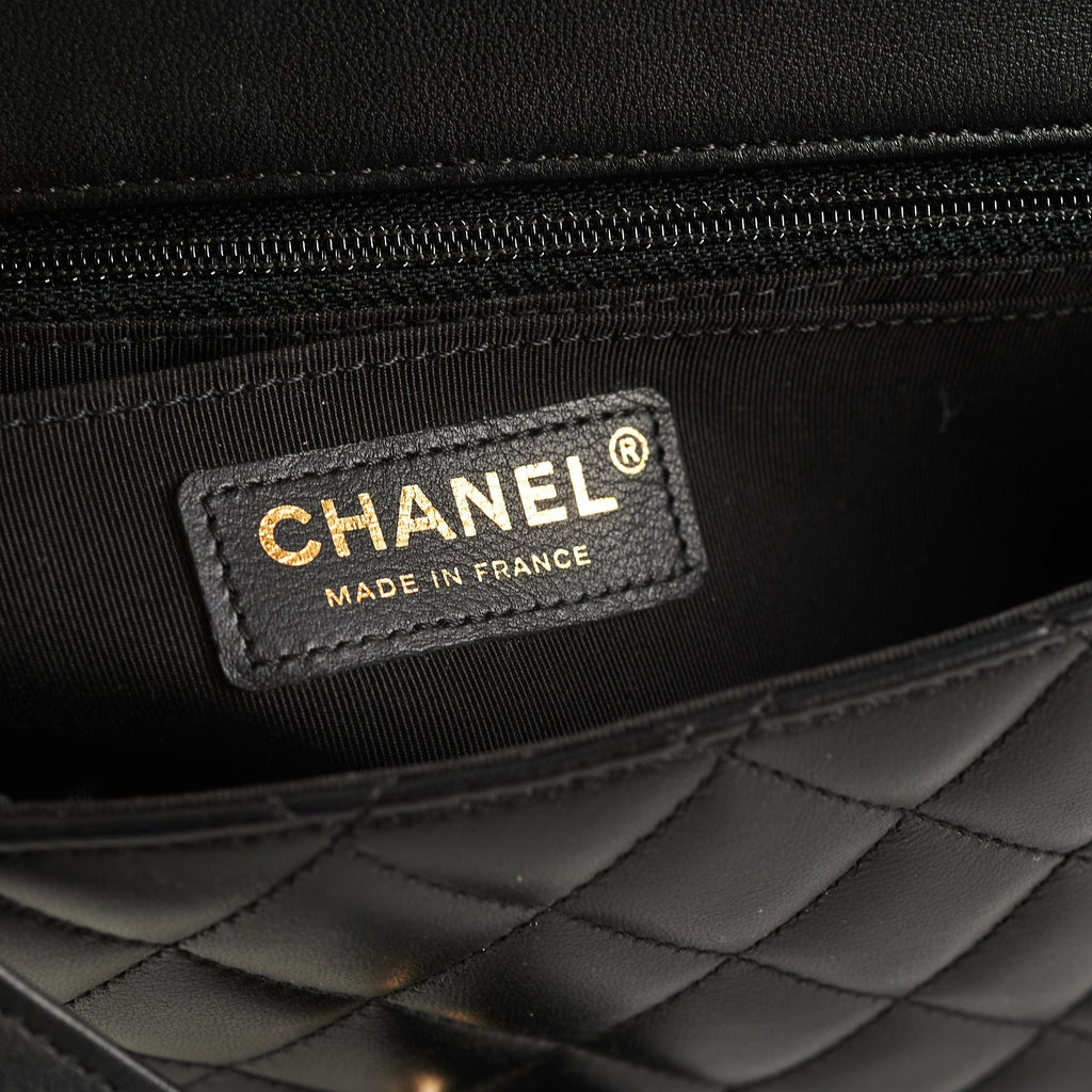 Chanel Seasonal Flap Lambskin Black