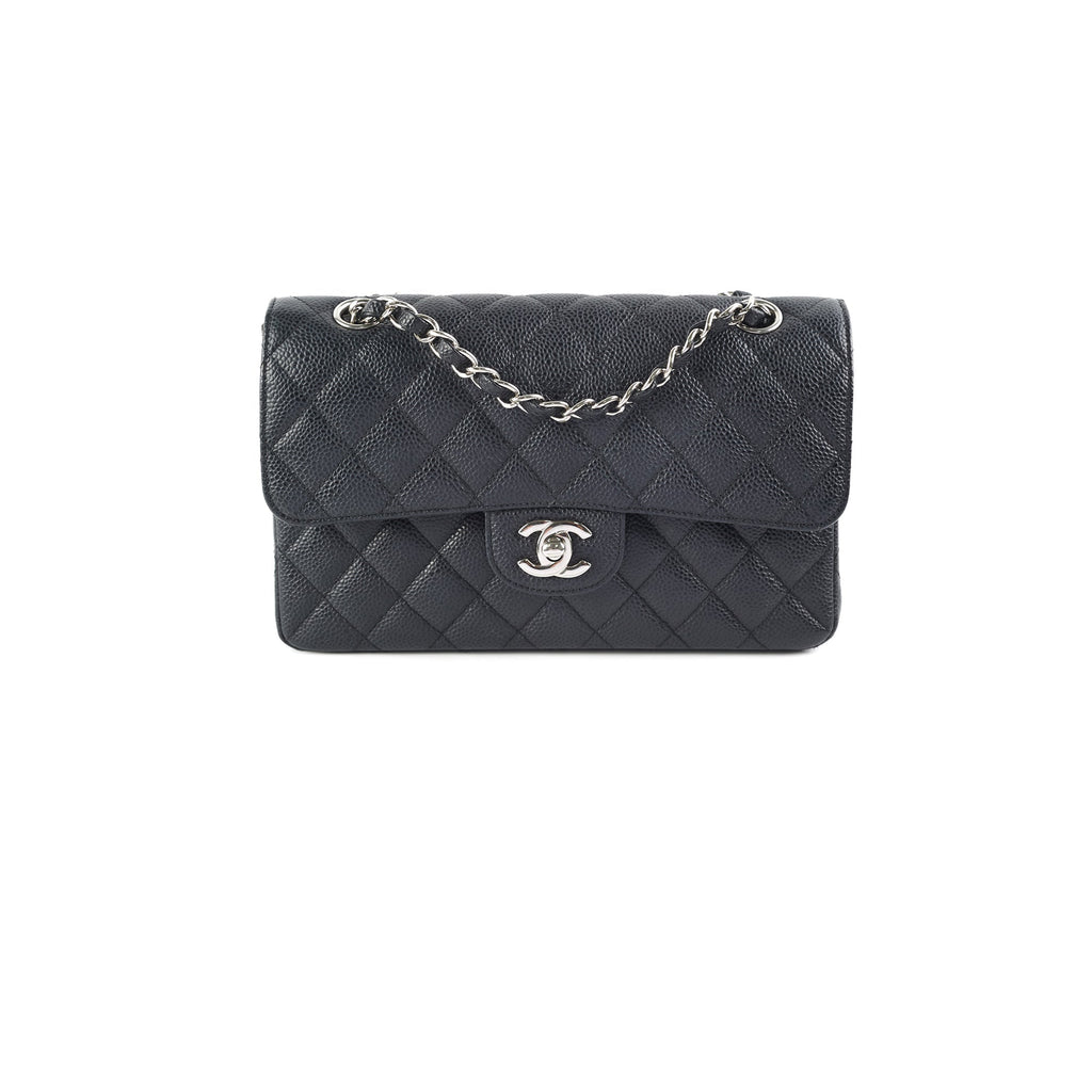 Chanel Small Caviar Classic Double Flap Black - 16 series
