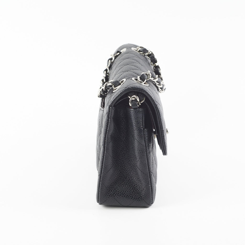 Chanel Small Caviar Classic Double Flap Black - 16 series