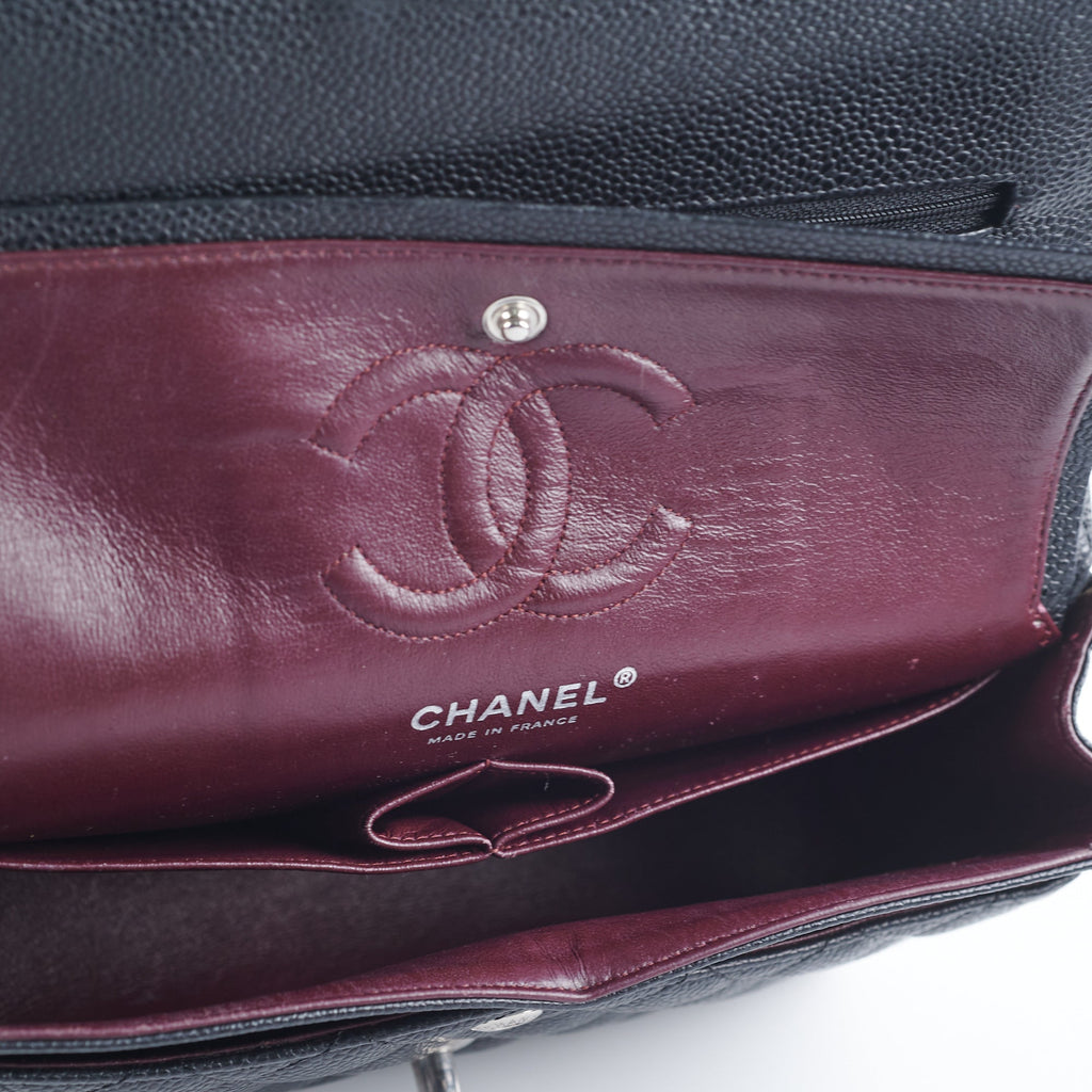 Chanel Small Caviar Classic Double Flap Black - 16 series