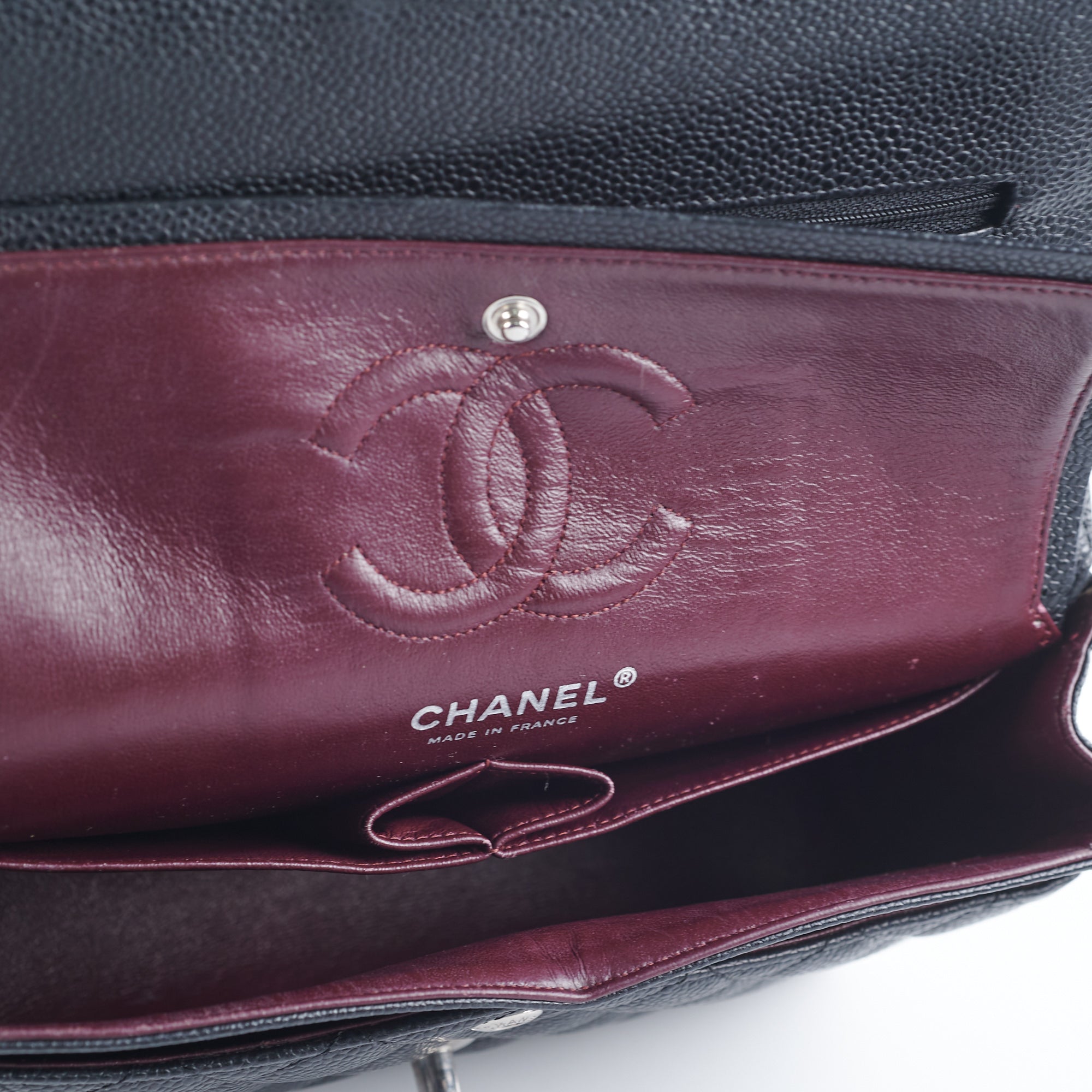 Chanel Small Caviar Classic Double Flap Black - 16 series
