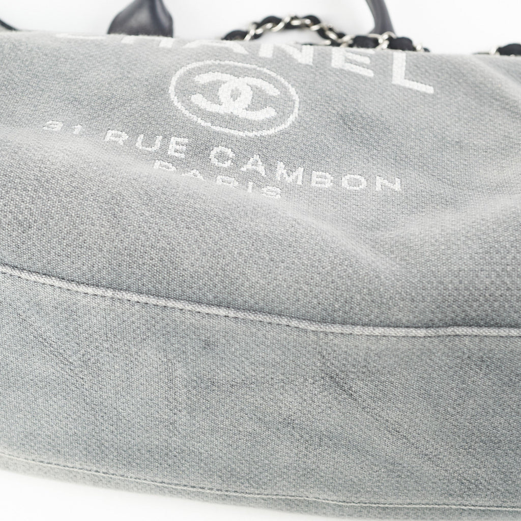 Chanel Medium Deauville Tote Grey