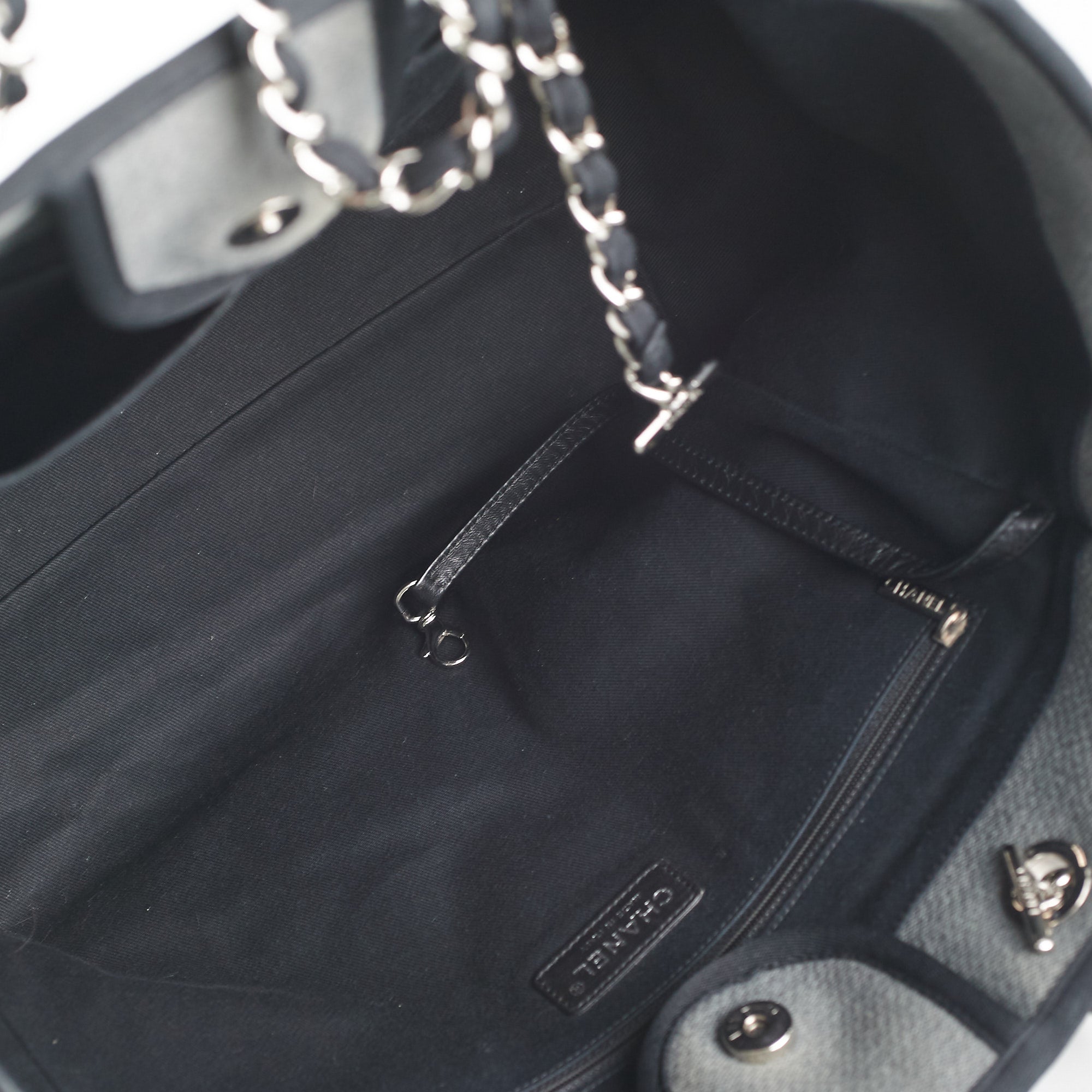 Chanel Medium Deauville Tote Grey
