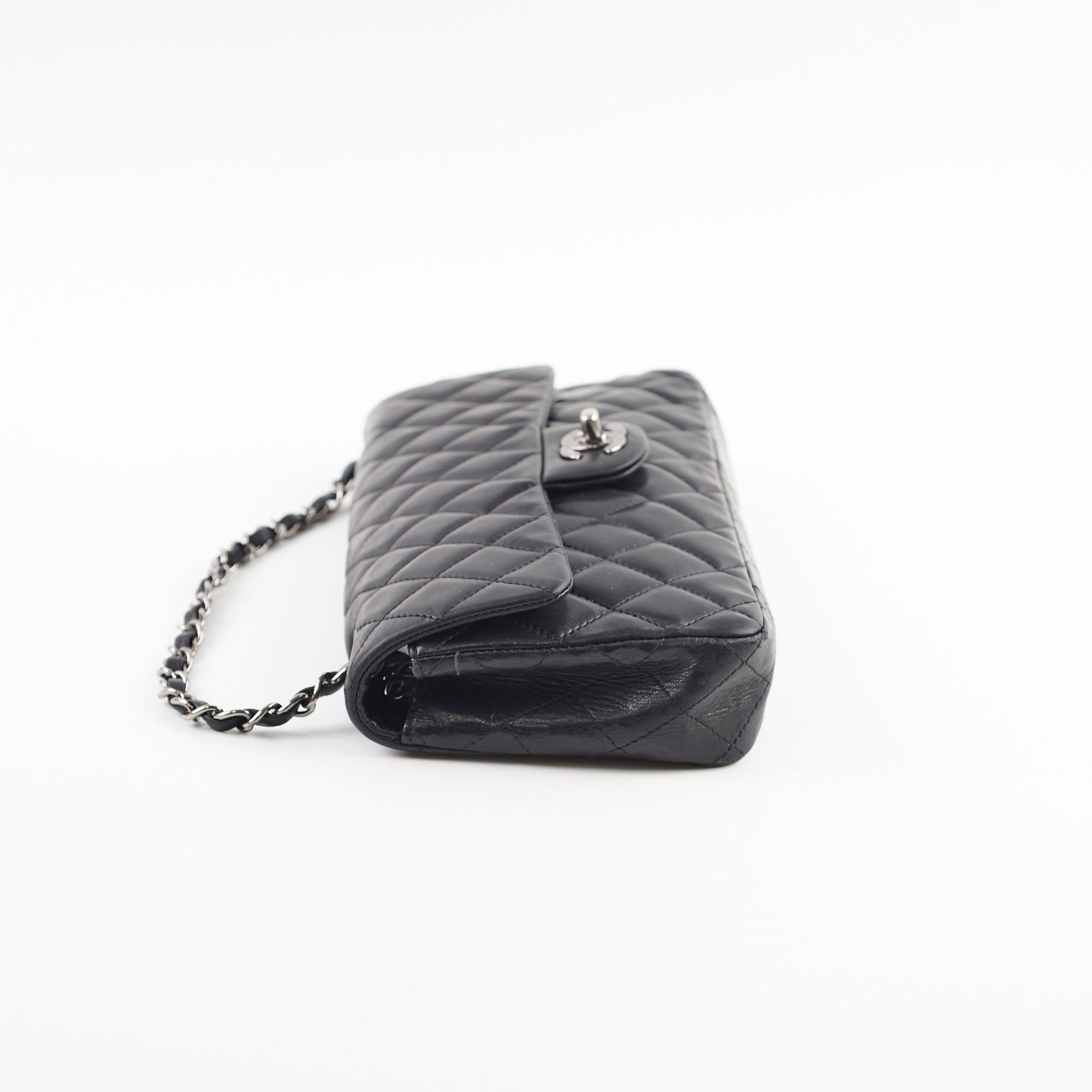Chanel East West Flap Black