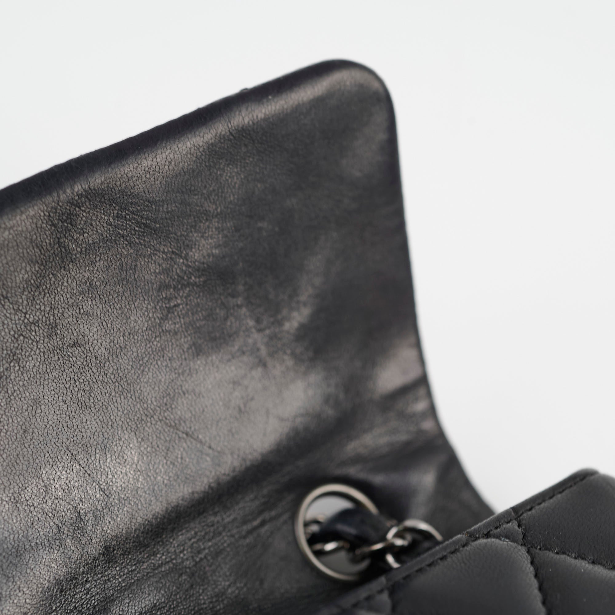 Chanel East West Flap Black