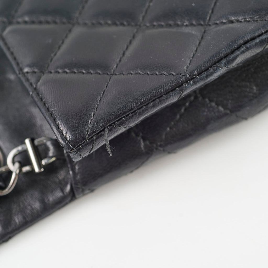 Chanel East West Flap Black