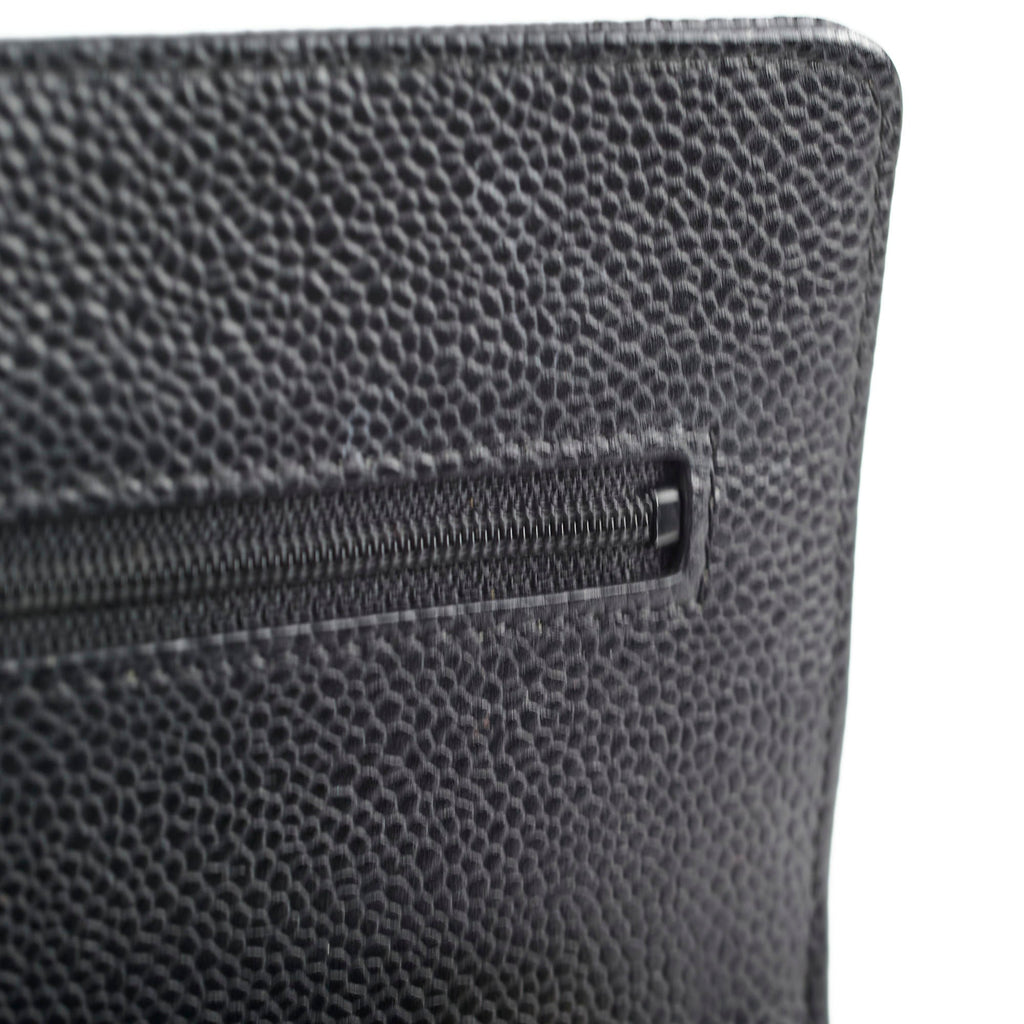 Chanel Wallet On Chain WOC Caviar Black (22 Series)