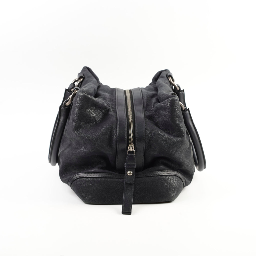 Chanel Vintage Bowling Bag Black (14 Series)
