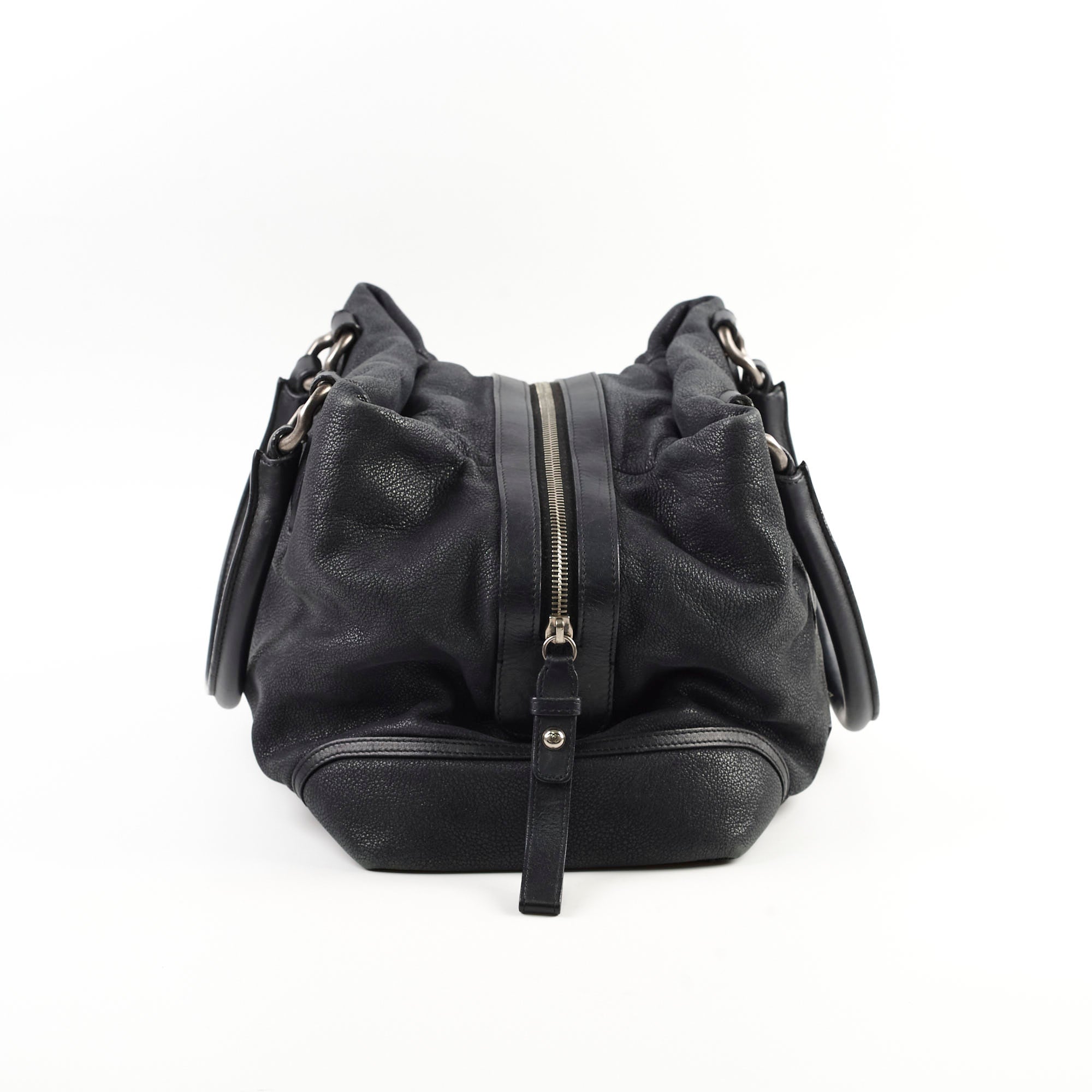 Chanel Vintage Bowling Bag Black (14 Series)