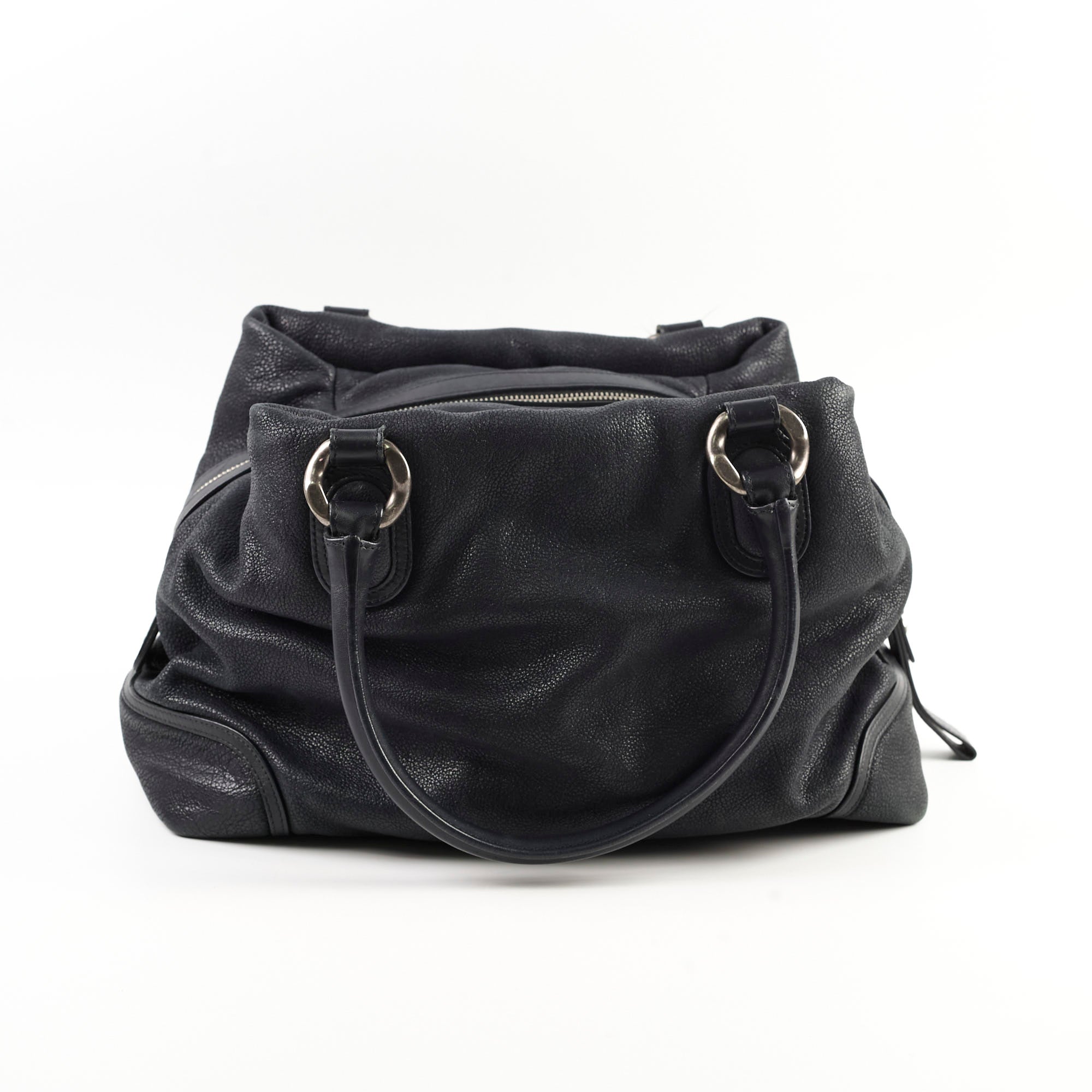 Chanel Vintage Bowling Bag Black (14 Series)