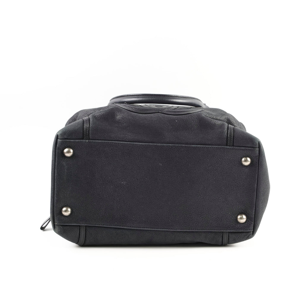 Chanel Vintage Bowling Bag Black (14 Series)