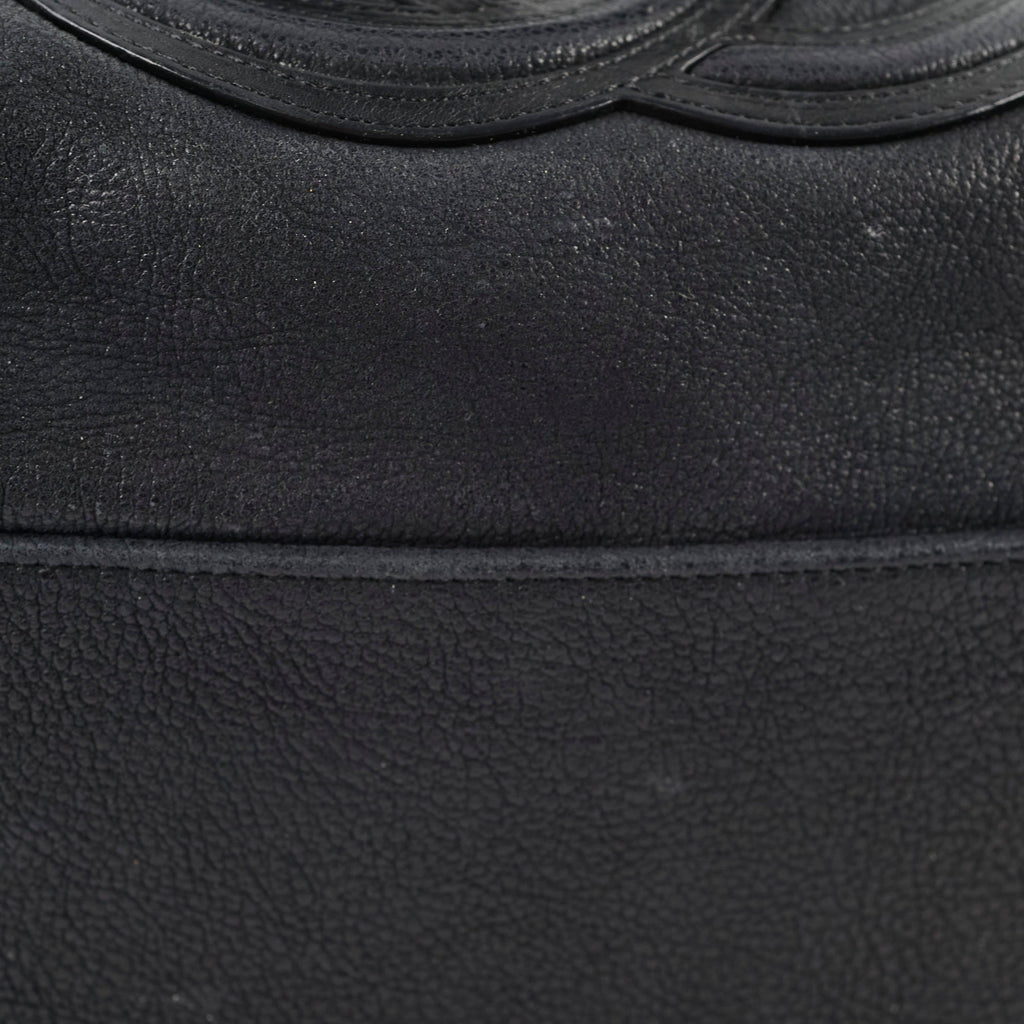Chanel Vintage Bowling Bag Black (14 Series)