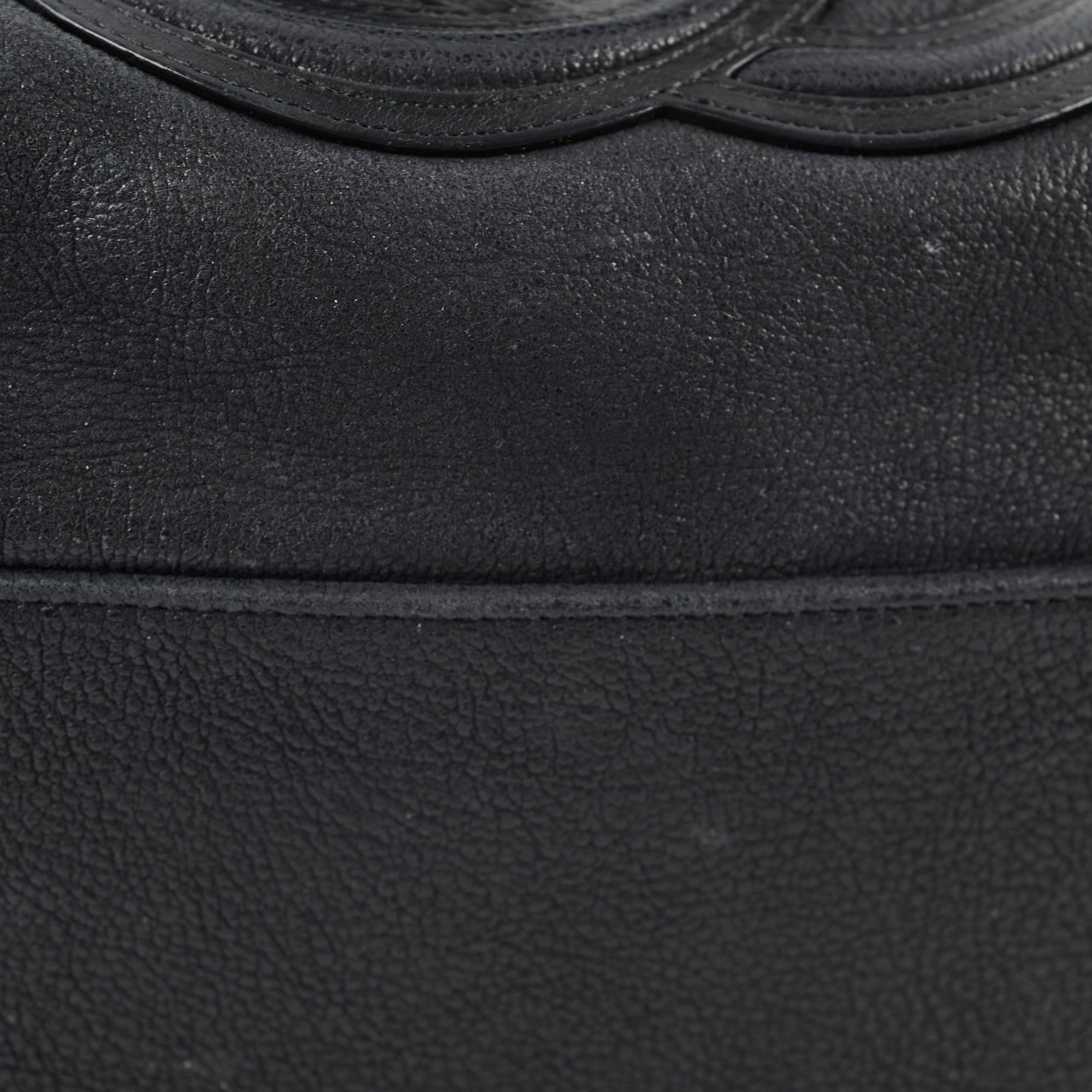 Chanel Vintage Bowling Bag Black (14 Series)
