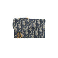 Christian Dior Trotter Saddle Oblique Zipper Card Holder