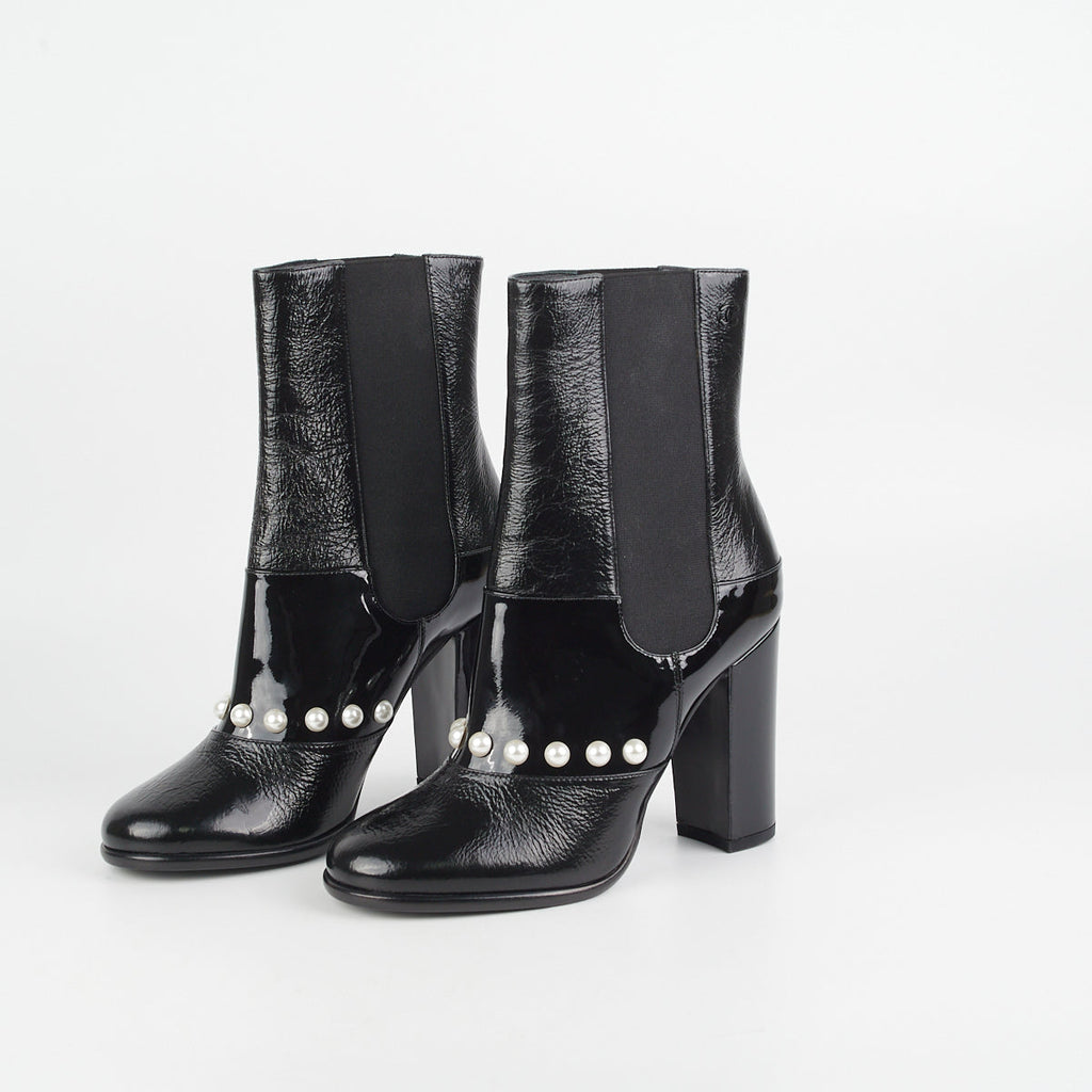 Chanel Ankle Boots Black