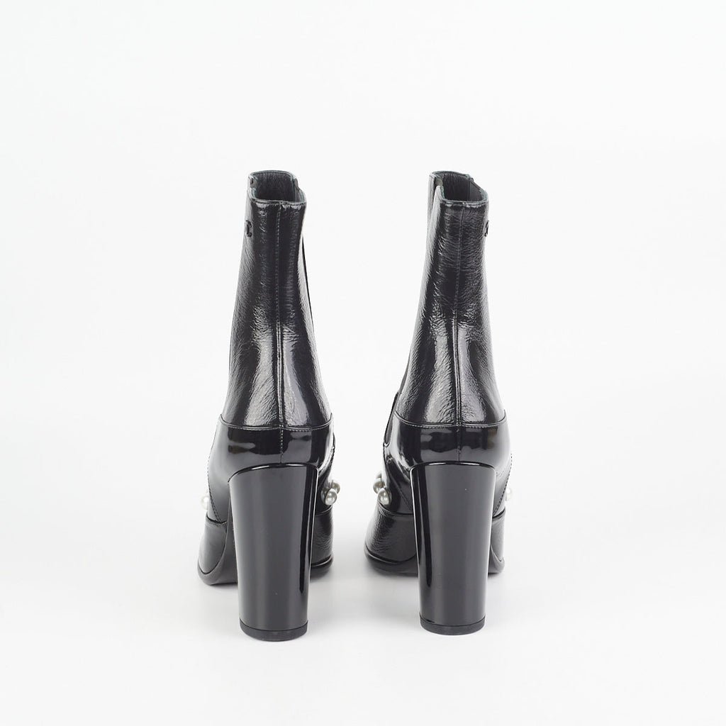 Chanel Ankle Boots Black
