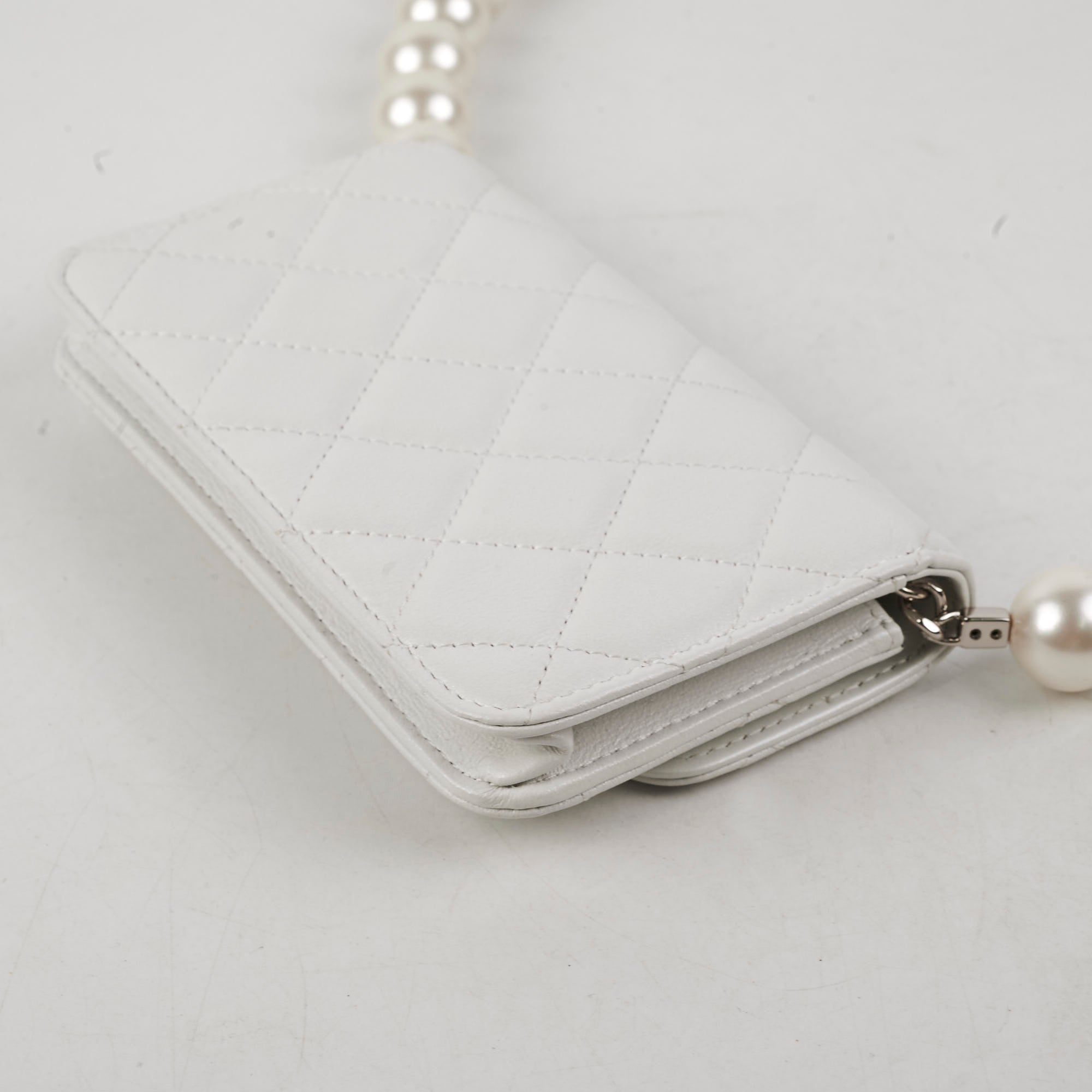 Chanel Pearl Crossbody Bag White 31 Series