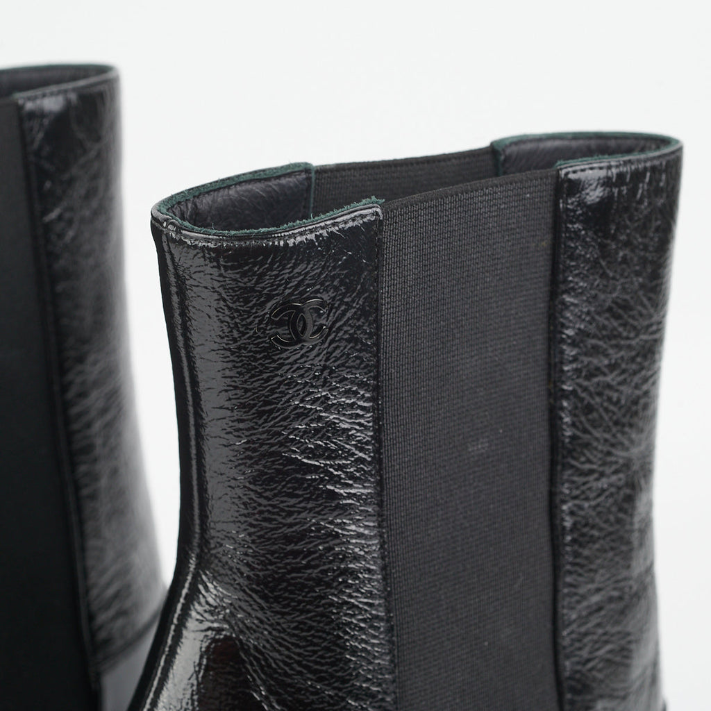 Chanel Ankle Boots Black