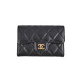 Chanel Mini Black Lambskin Cardholder
