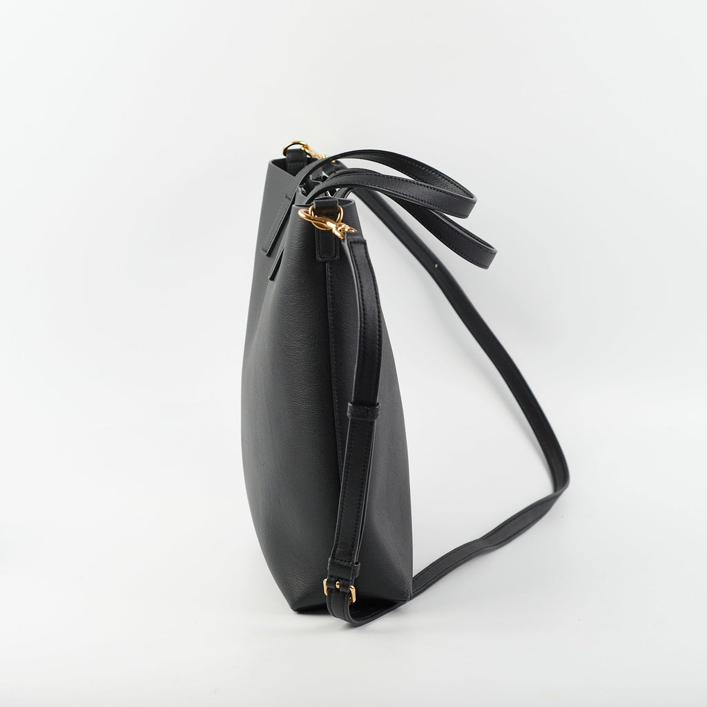 Saint Laurent Black Shopping Tote