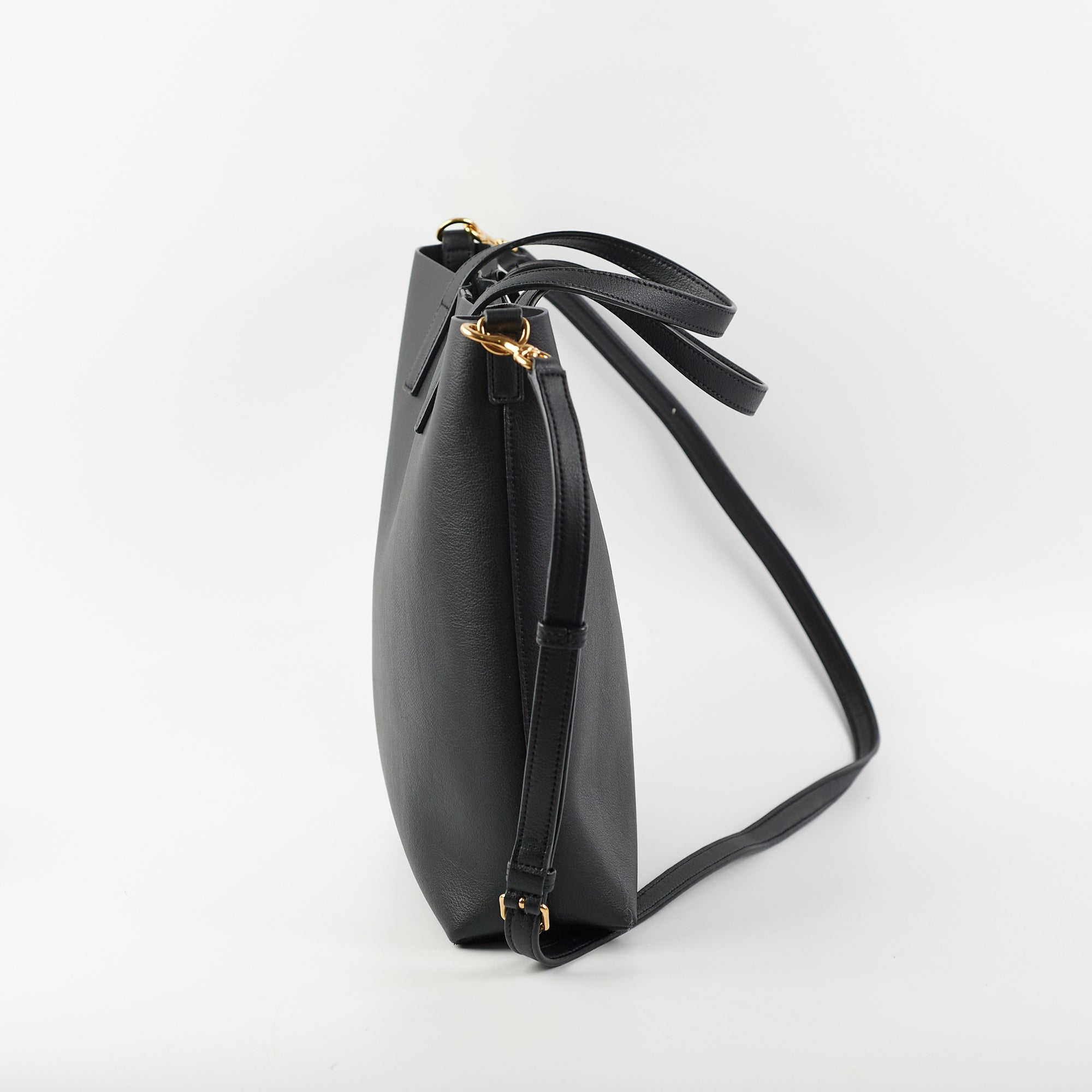 Saint Laurent Black Shopping Tote