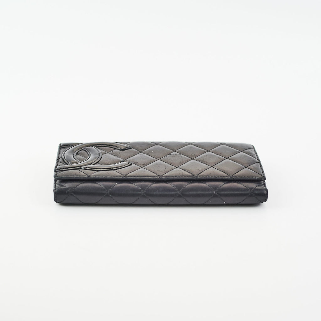 Chanel Quilted Cambon Wallet Black