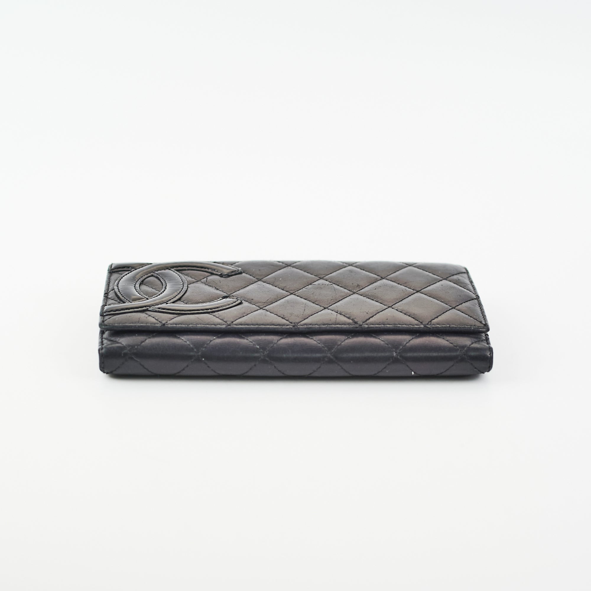 Chanel Quilted Cambon Wallet Black