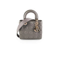 Christian Dior Small Grey Lady Dior