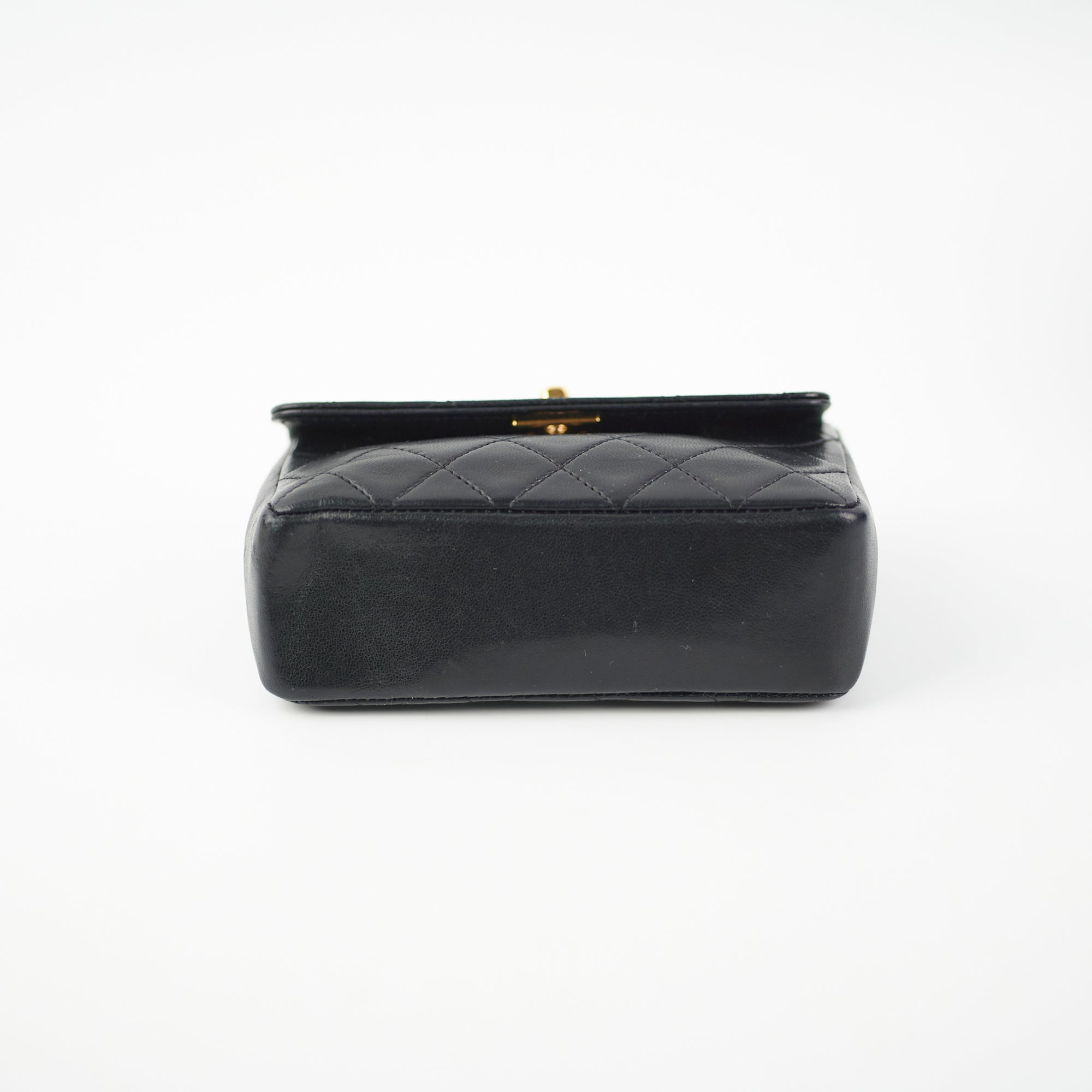 Chanel Mini Vintage Lambskin Black Flap Bag