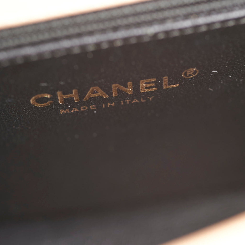 Chanel Filigree Caviar Beige Small Flap Shoulder Bag