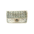 Chanel CC Turnlock Ice Cube Flap Silver