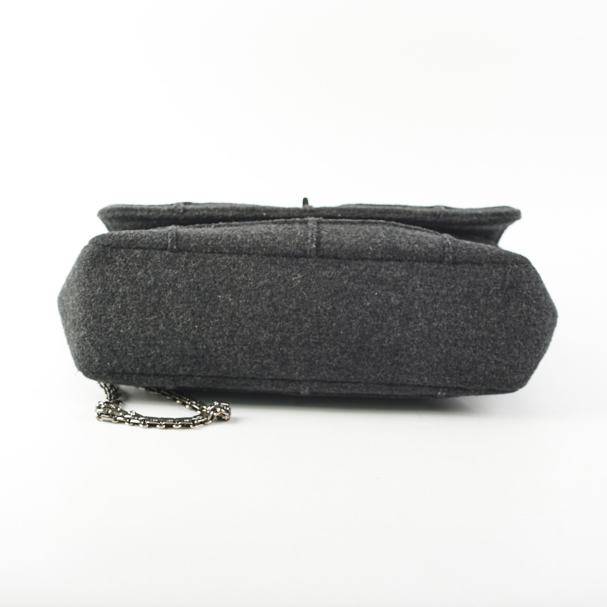 Chanel 2.55 Panelled Shoulder Bag Anthracite Grey