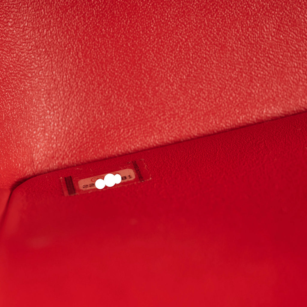 Chanel Jumbo Lambskin Red