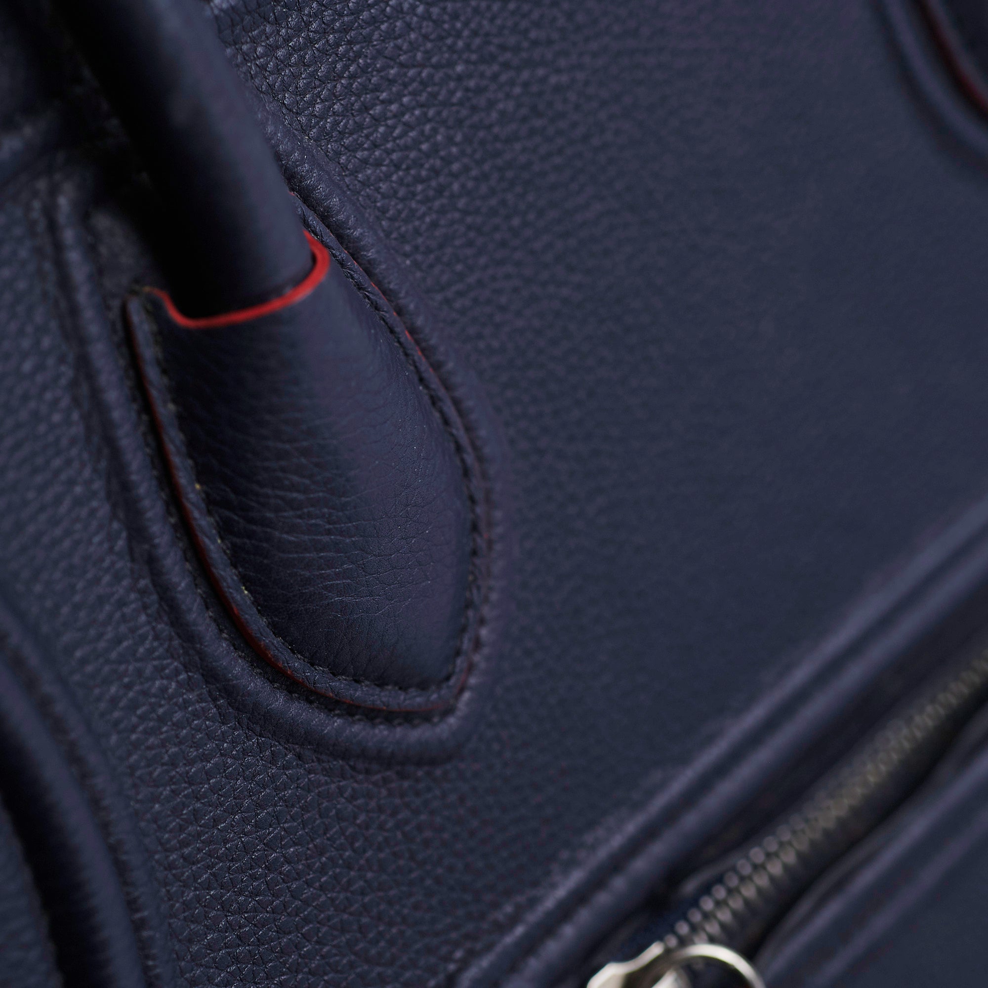 Celine Medium Trapeze Navy Blue Tote Bag