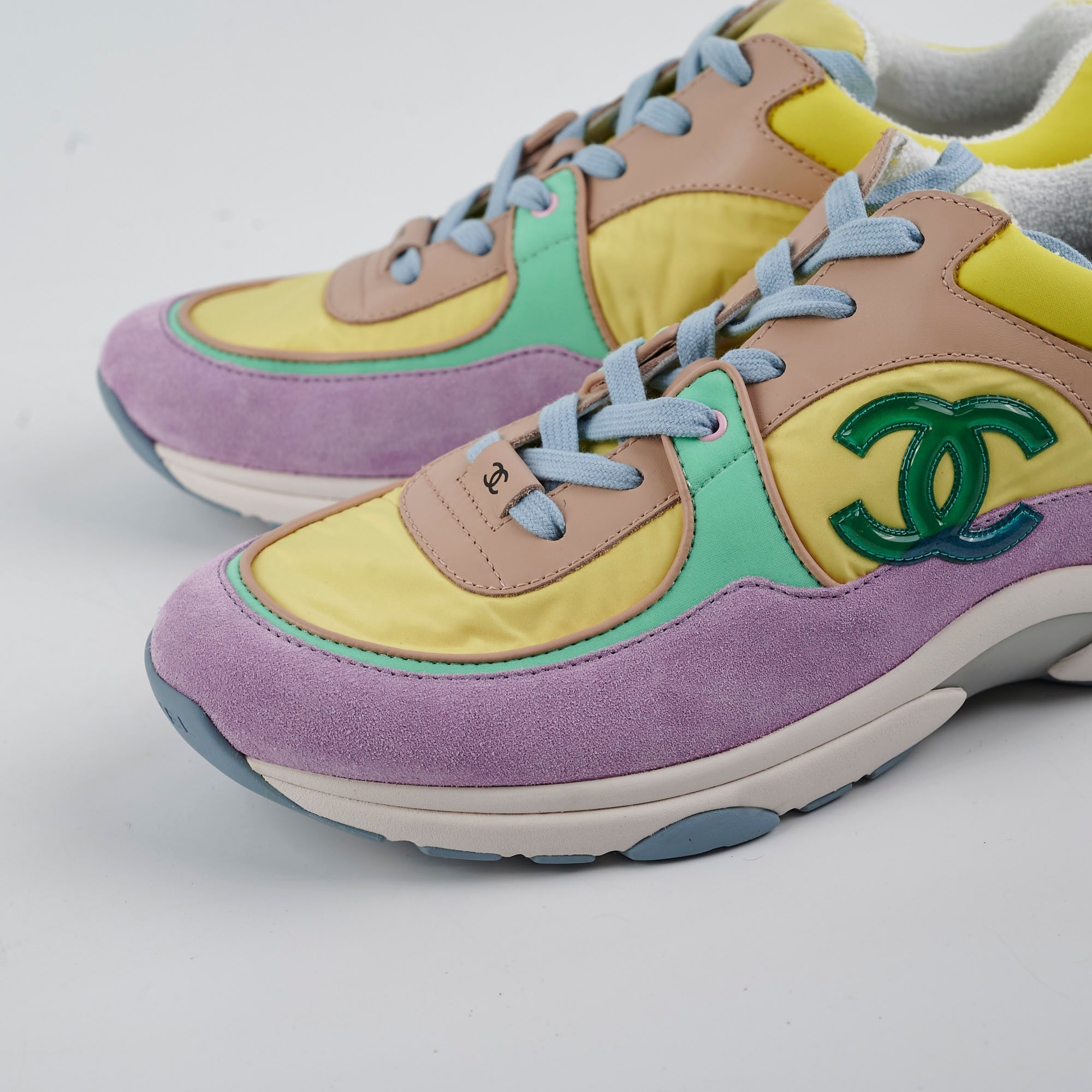 Chanel Leather/Suede Women's Multi Colour Size 41