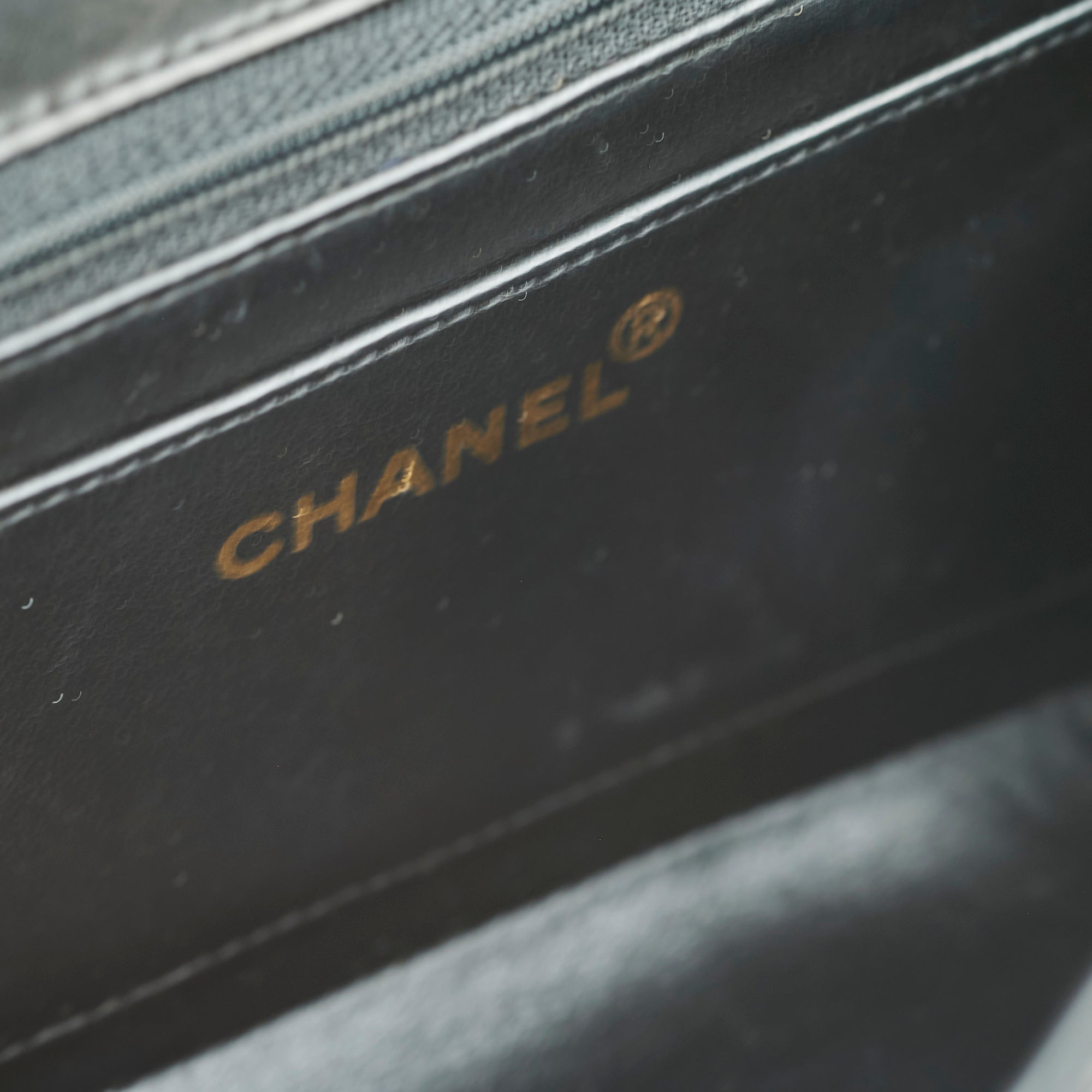 Chanel Small Vintage Diana Lambskin Black