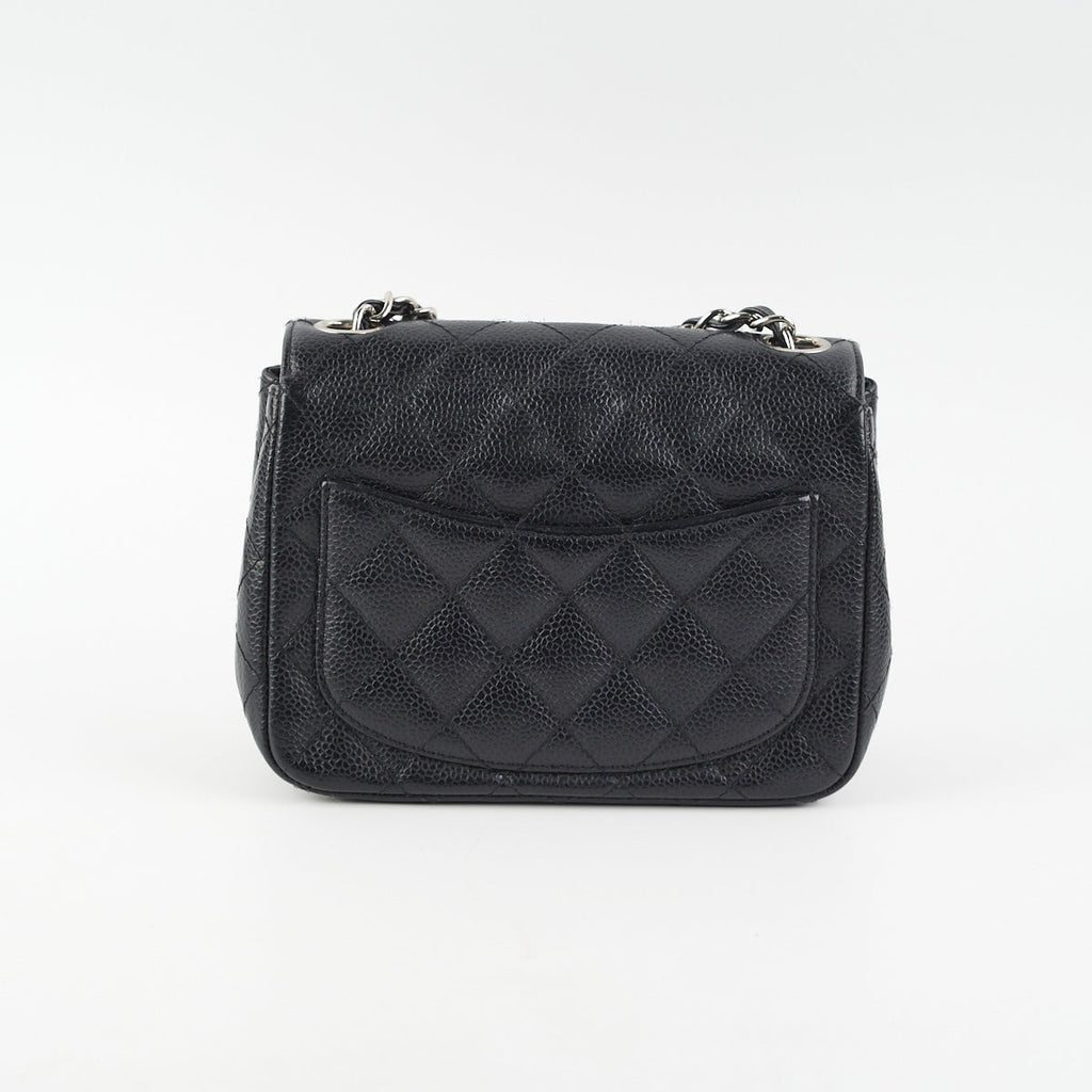 Chanel Caviar Mini Square Bag Black