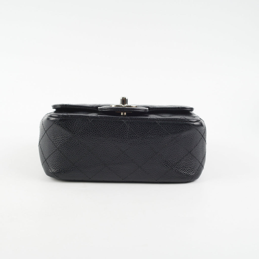 Chanel Caviar Mini Square Bag Black