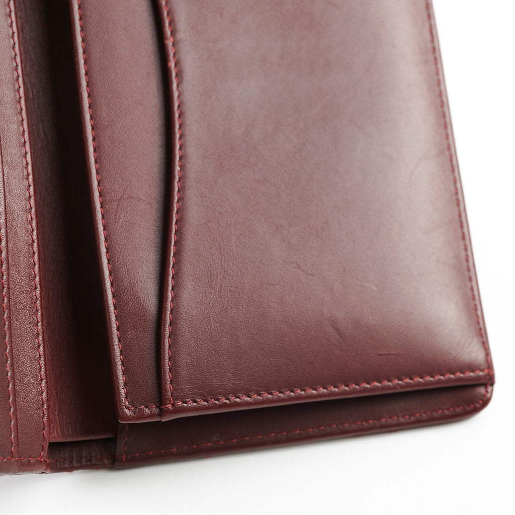 Chanel Long Wallet Red Caviar - Series 18