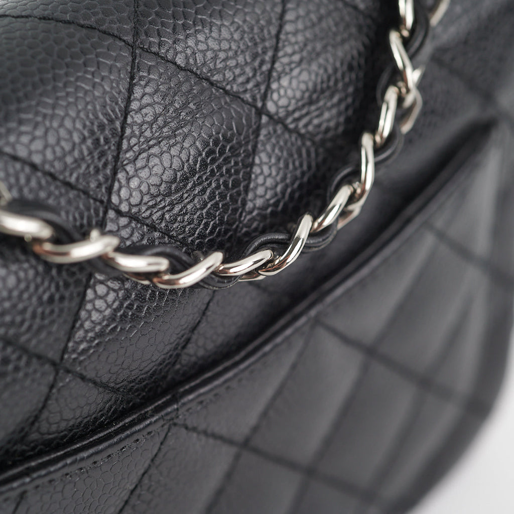 Chanel Caviar Mini Square Bag Black