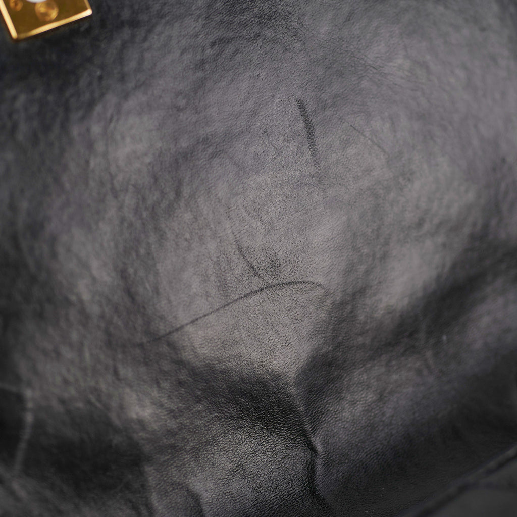 Chanel Vintage Medium Diana Lambskin Black Bag