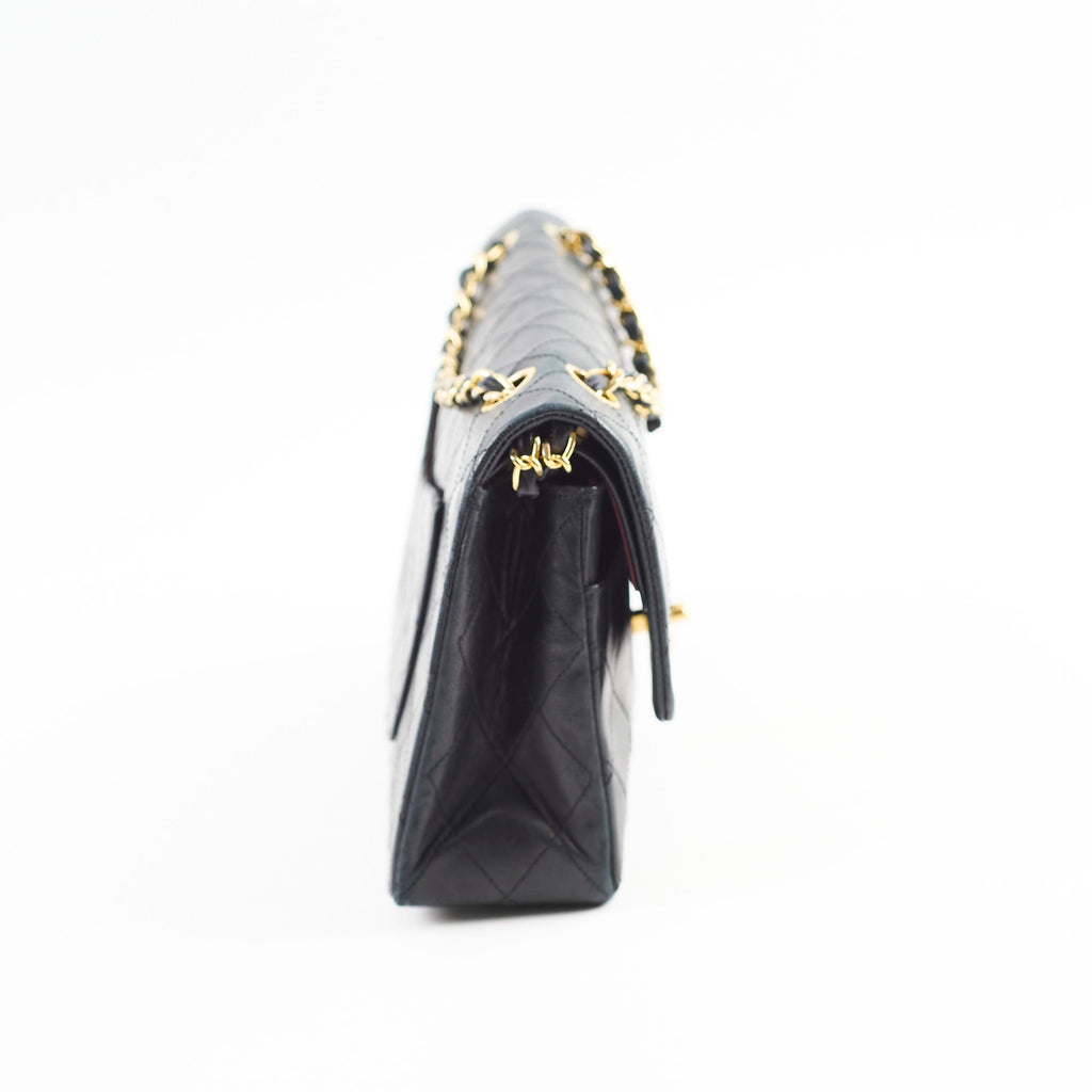 Chanel Medium/Large Vintage Double Classic Flap Black