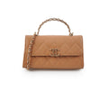 Chanel Kelly Top Handle Dark Beige Caviar