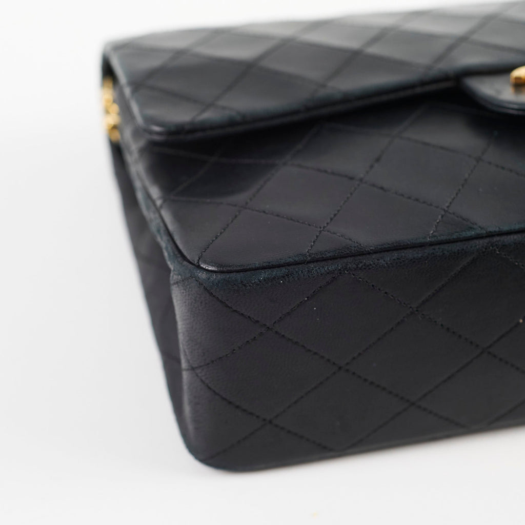 Chanel Medium/Large Vintage Double Classic Flap Black